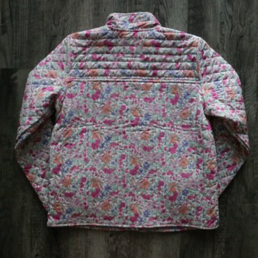 NWT Bagatelle Prism Stem Floral Printed Quilted Jacket Size Medium. Size Large. - Picture 11 of 12